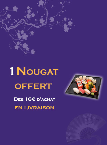 1 Nougat offert Dès 16€ d'achat